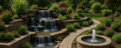 تنسيق حدائق منزلية بينبع - ديكورات زراعية وإضاءة وممرات